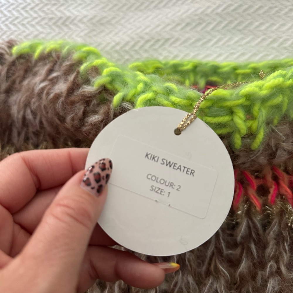 Nizhoni Kitty Van Coesant Kiki Knit Women's Sweater size 1 - Picture 8 of 8
